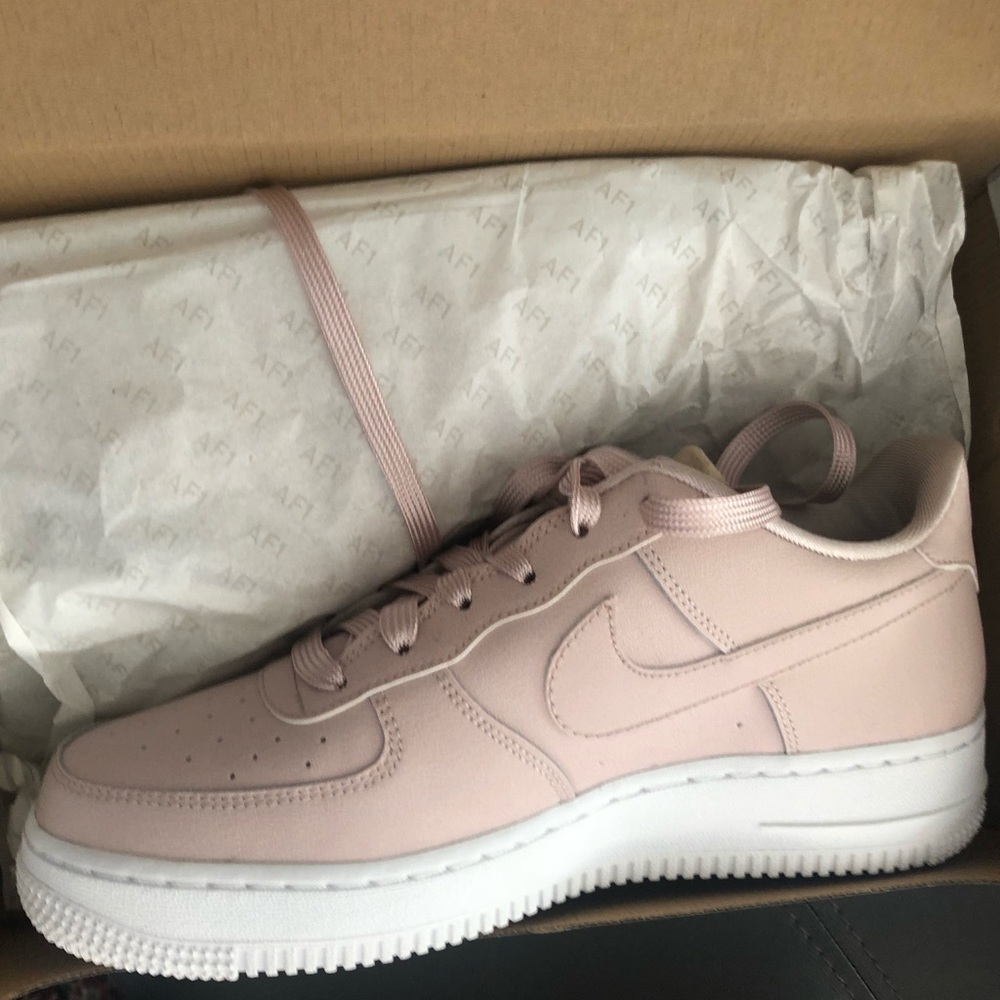 PINK NIKE AIR FORCE ONES *never worn*